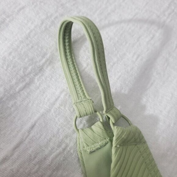 PACSUN Limited Edition Light Green "ALANNA" Ribbed Ring Bikini Bottom- NWT - Picture 8 of 14